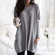 Load image into Gallery viewer, Women Long Sleeve Top Casual Pocket T-Shirt
