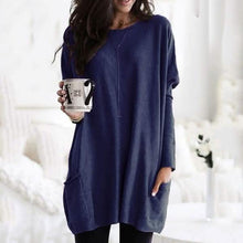 Load image into Gallery viewer, Women Long Sleeve Top Casual Pocket T-Shirt

