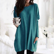 Load image into Gallery viewer, Women Long Sleeve Top Casual Pocket T-Shirt
