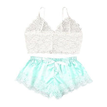 Load image into Gallery viewer, Women Luxury Bra Set Ladies Lingerie Set 2 Pieces Lace Bra And Panty Sets Strappy Lace Lingerie Set Lace Comfortable Polyester Sleepwear Underwear Tops Sets Lightweight Comfortable Design
