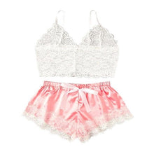 Load image into Gallery viewer, Women Luxury Bra Set Ladies Lingerie Set 2 Pieces Lace Bra And Panty Sets Strappy Lace Lingerie Set Lace Comfortable Polyester Sleepwear Underwear Tops Sets Lightweight Comfortable Design
