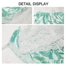 Load image into Gallery viewer, Women Luxury Bra Set Ladies Lingerie Set 2 Pieces Lace Bra And Panty Sets Strappy Lace Lingerie Set Lace Comfortable Polyester Sleepwear Underwear Tops Sets Lightweight Comfortable Design
