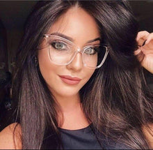 Load image into Gallery viewer, Women Luxury Cat Eye Sunglasses For Women Glasses Oversized Frame Transparent Lens Eyeglasses Computer Optical For  Prescription Glasses For Women
