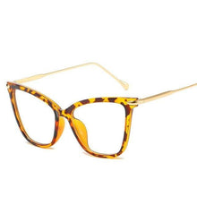 Load image into Gallery viewer, Women Luxury Cat Eye Sunglasses For Women Glasses Oversized Frame Transparent Lens Eyeglasses Computer Optical For  Prescription Glasses For Women
