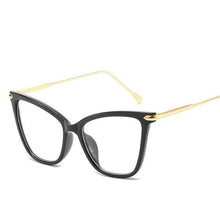 Load image into Gallery viewer, Women Luxury Cat Eye Sunglasses For Women Glasses Oversized Frame Transparent Lens Eyeglasses Computer Optical For  Prescription Glasses For Women
