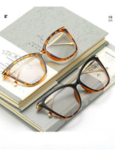 Load image into Gallery viewer, Women Luxury Cat Eye Sunglasses For Women Glasses Oversized Frame Transparent Lens Eyeglasses Computer Optical For  Prescription Glasses For Women
