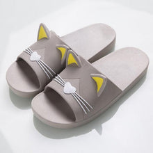 Load image into Gallery viewer, Women Men Summer Slippers Slide Sandals Beach Flip Flops Cats Thick Bottom Couple Boys Girls Comfort Shoes Fashion Outdoor Slides Beach Pool Gym House Slipper
