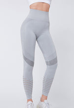 Load image into Gallery viewer, Women Mesh Leggings High Waist Seamless Fitness Leggings Fashion Female Gym Workout Leggings Seamless Gym Running Stylish Tight Athletic Leggings Soft Active Legging For Women
