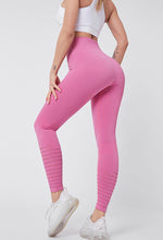Load image into Gallery viewer, Women Mesh Leggings High Waist Seamless Fitness Leggings Fashion Female Gym Workout Leggings Seamless Gym Running Stylish Tight Athletic Leggings Soft Active Legging For Women
