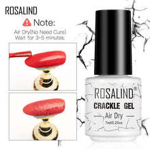 Load image into Gallery viewer, Women Nail Polishing Gel Quick-Dry UV Permanent Gel Nail Polish Multi Color Fashion Cracked Design For Girls and Womens
