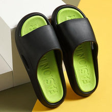 Load image into Gallery viewer, Women Outside Slippers Summer Runway Shoes EVA Soft Thick Sole Non-slip Outdoor Women Slides Pool Beach Open Toe Soft Slippers Thick Lightweight Non-Slip Shower Bath Cloud Slides Pool Gym House Sandals
