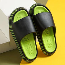 Load image into Gallery viewer, Women Outside Slippers Summer Runway Shoes EVA Soft Thick Sole Non-slip Outdoor Women Slides Pool Beach Open Toe Soft Slippers Thick Lightweight Non-Slip Shower Bath Cloud Slides Pool Gym House Sandals
