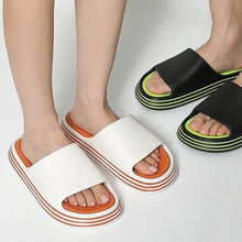 Load image into Gallery viewer, Women Outside Slippers Summer Runway Shoes EVA Soft Thick Sole Non-slip Outdoor Women Slides Pool Beach Open Toe Soft Slippers Thick Lightweight Non-Slip Shower Bath Cloud Slides Pool Gym House Sandals
