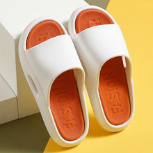 Load image into Gallery viewer, Women Outside Slippers Summer Runway Shoes EVA Soft Thick Sole Non-slip Outdoor Women Slides Pool Beach Open Toe Soft Slippers Thick Lightweight Non-Slip Shower Bath Cloud Slides Pool Gym House Sandals
