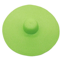 Load image into Gallery viewer, Women Oversized Foldable Summer Large Wide Hat Beach Straw Hat Cute Sun Cap Retro Foldable Handmade Big Hats Ladies UV Protection Hat Vintage Summer Sun Beach Hats
