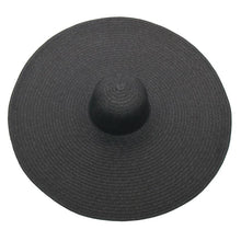 Load image into Gallery viewer, Women Oversized Foldable Summer Large Wide Hat Beach Straw Hat Cute Sun Cap Retro Foldable Handmade Big Hats Ladies UV Protection Hat Vintage Summer Sun Beach Hats
