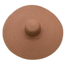Load image into Gallery viewer, Women Oversized Foldable Summer Large Wide Hat Beach Straw Hat Cute Sun Cap Retro Foldable Handmade Big Hats Ladies UV Protection Hat Vintage Summer Sun Beach Hats
