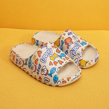 Load image into Gallery viewer, Women Platform Flat Slippers Outdoor Flip Flops Summer Beach Fashion Indoor Slippers Unisex Men Non-slip Slides Thick Sole Home House Cloud Cushion Sandals For Indoor And Outdoor
