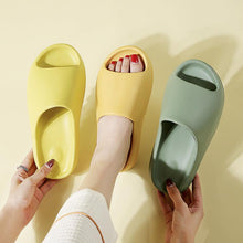 Load image into Gallery viewer, Women Platform Flat Slippers Outdoor Flip Flops Summer Beach Fashion Indoor Slippers Unisex Men Non-slip Slides Thick Sole Home House Cloud Cushion Sandals For Indoor And Outdoor
