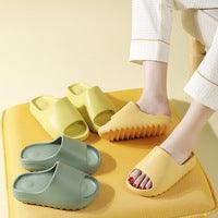 Load image into Gallery viewer, Women Platform Flat Slippers Outdoor Flip Flops Summer Beach Fashion Indoor Slippers Unisex Men Non-slip Slides Thick Sole Home House Cloud Cushion Sandals For Indoor And Outdoor
