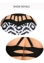 Load image into Gallery viewer, Women Push Up Bikini Sets Swimwear Women Swimsuit  Plus Larges Size Bathing Swimming  Suits Beachwear Women's Swimsuits Halter Push Up Bikini Two Piece Bathing Suits Women Plus Size Bikini
