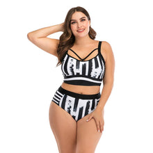 Load image into Gallery viewer, Women Push Up Bikini Sets Swimwear Women Swimsuit  Plus Larges Size Bathing Swimming  Suits Beachwear Women's Swimsuits Halter Push Up Bikini Two Piece Bathing Suits Women Plus Size Bikini
