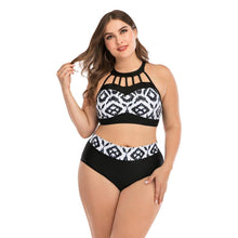 Load image into Gallery viewer, Women Push Up Bikini Sets Swimwear Women Swimsuit  Plus Larges Size Bathing Swimming  Suits Beachwear Women's Swimsuits Halter Push Up Bikini Two Piece Bathing Suits Women Plus Size Bikini
