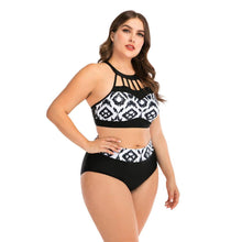 Load image into Gallery viewer, Women Push Up Bikini Sets Swimwear Women Swimsuit  Plus Larges Size Bathing Swimming  Suits Beachwear Women's Swimsuits Halter Push Up Bikini Two Piece Bathing Suits Women Plus Size Bikini
