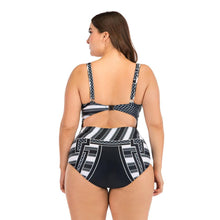 Load image into Gallery viewer, Women Push Up Bikini Sets Swimwear Women Swimsuit  Plus Larges Size Bathing Swimming  Suits Beachwear Women's Swimsuits Halter Push Up Bikini Two Piece Bathing Suits Women Plus Size Bikini
