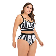 Load image into Gallery viewer, Women Push Up Bikini Sets Swimwear Women Swimsuit  Plus Larges Size Bathing Swimming  Suits Beachwear Women's Swimsuits Halter Push Up Bikini Two Piece Bathing Suits Women Plus Size Bikini
