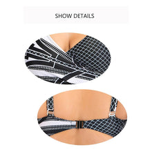 Load image into Gallery viewer, Women Push Up Bikini Sets Swimwear Women Swimsuit  Plus Larges Size Bathing Swimming  Suits Beachwear Women's Swimsuits Halter Push Up Bikini Two Piece Bathing Suits Women Plus Size Bikini

