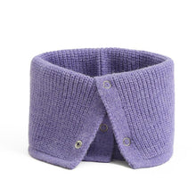 Load image into Gallery viewer, Women Ring Scarf Warm Collar Solid Winter Button Neck Scarves Unisex Magic Infinite Snood Face Cover Female Knitted Bandana Women Winter Neck Warmer Gaiter Double-Layer Soft Fleece Lined Thick Knit Circle Scarf Windproof
