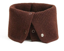 Load image into Gallery viewer, Women Ring Scarf Warm Collar Solid Winter Button Neck Scarves Unisex Magic Infinite Snood Face Cover Female Knitted Bandana Women Winter Neck Warmer Gaiter Double-Layer Soft Fleece Lined Thick Knit Circle Scarf Windproof
