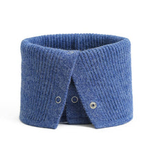 Load image into Gallery viewer, Women Ring Scarf Warm Collar Solid Winter Button Neck Scarves Unisex Magic Infinite Snood Face Cover Female Knitted Bandana Women Winter Neck Warmer Gaiter Double-Layer Soft Fleece Lined Thick Knit Circle Scarf Windproof
