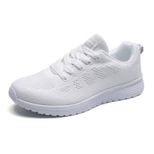 Load image into Gallery viewer, Women Running Sneakers Breathable Women Flat Shoes Lightweight Casual Lace-up Casual Light Sneaker Outdoor Breathable Mesh Fashion Sports Womens Sneakers
