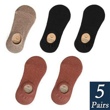 Load image into Gallery viewer, Women's Cute Cotton Invisible No Show Non-Slip Summer Candy Solid Color Silicone Short Socks Fashion Thin Ankle Boat Socks
