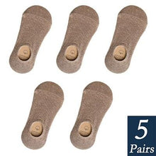 Load image into Gallery viewer, Women's Cute Cotton Invisible No Show Non-Slip Summer Candy Solid Color Silicone Short Socks Fashion Thin Ankle Boat Socks
