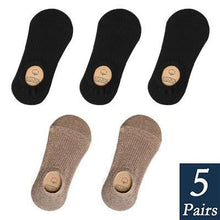 Load image into Gallery viewer, Women's Cute Cotton Invisible No Show Non-Slip Summer Candy Solid Color Silicone Short Socks Fashion Thin Ankle Boat Socks

