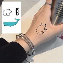 Load image into Gallery viewer, Women's Different Stickers Tattoo Temporary Waterproof Neck Arm Leg Tattoo Colorful Design

