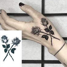 Load image into Gallery viewer, Women's Different Stickers Tattoo Temporary Waterproof Neck Arm Leg Tattoo Colorful Design
