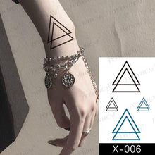 Load image into Gallery viewer, Women's Different Stickers Tattoo Temporary Waterproof Neck Arm Leg Tattoo Colorful Design
