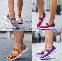 Load image into Gallery viewer, Women's Espadrilles Casual Shoes Spring Comfortable Sneakers Breathable Flat Shoes Summer Outdoor Slip On Fashion Breathable Mesh Casual Shoes Flat Shoes Women Espadrille
