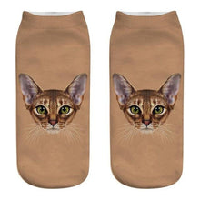 Load image into Gallery viewer, Women's Funny Animal Cute 3D Print Kitten Socks Women Ankle Socks Unisex Socks Fashion Socks Cartoon Cat Fashion Style Casual Boat Socks For Men And Women
