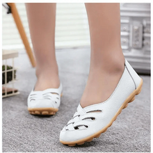 Load image into Gallery viewer, Women's Genuine Leather Flats Sandals Elegant Comfortable Soft Non Slip Design For Women
