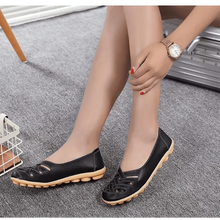 Load image into Gallery viewer, Women's Genuine Leather Flats Sandals Elegant Comfortable Soft Non Slip Design For Women
