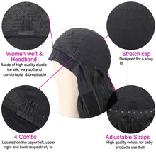 Load image into Gallery viewer, Women's Headband Wig Body Wave Natural Black Blonde Wigs with Headband Fake Hair Synthetic Wigs For Black Women Cosplay Wigs For Women Gifts for girlfriends
