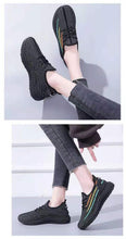 Load image into Gallery viewer, Women's Running Summer Woven Sports Sneakers Fashion Casual Shoe Breathable Mesh Walking Shoes Non Slip Lightweight Breathable Mesh Running Shoes Comfortable Design
