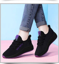 Load image into Gallery viewer, Women's Running Summer Woven Sports Sneakers Fashion Casual Shoe Breathable Mesh Walking Shoes Non Slip Lightweight Breathable Mesh Running Shoes Comfortable Design
