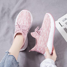 Load image into Gallery viewer, Women's Running Summer Woven Sports Sneakers Fashion Casual Shoe Breathable Mesh Walking Shoes Non Slip Lightweight Breathable Mesh Running Shoes Comfortable Design
