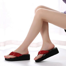 Load image into Gallery viewer, Women's Sandals Summer Slippers Elegant Butterfly Shoes Open Toe Fashion Comfortable Elegant Platform Shoes Pink Sandals For Women Dressy Modern Thick Platform Sandals
